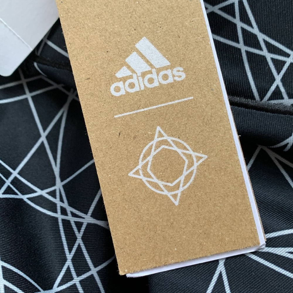 Adidas x Wanderlust Festival 3/4 black/clonix design Medium nwt - Picture 8 of 16